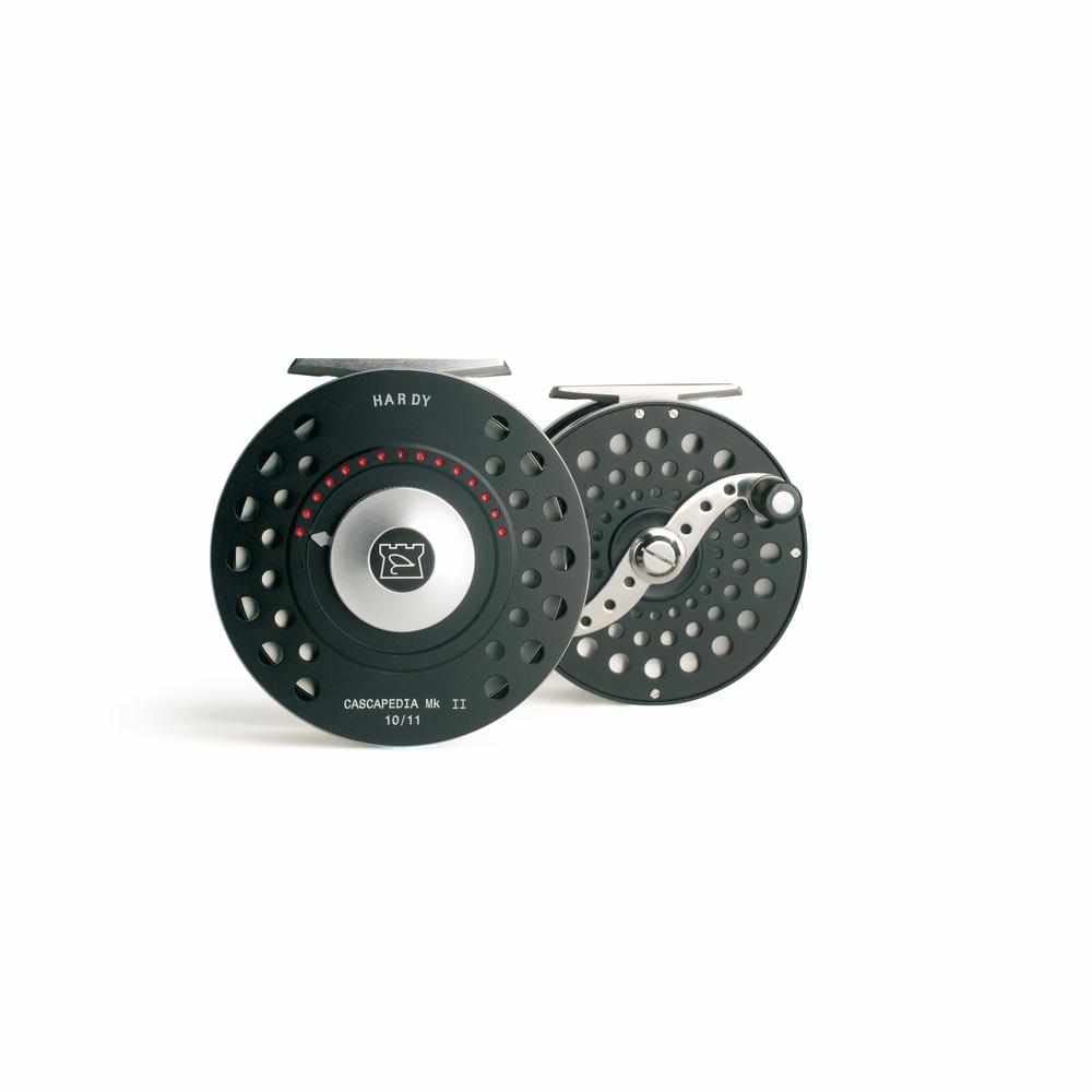 HARDY Cascapedia Fly Fishing Reel - Right/Left Reel Handle Position - Black/Silver  northatlanticfishing.com