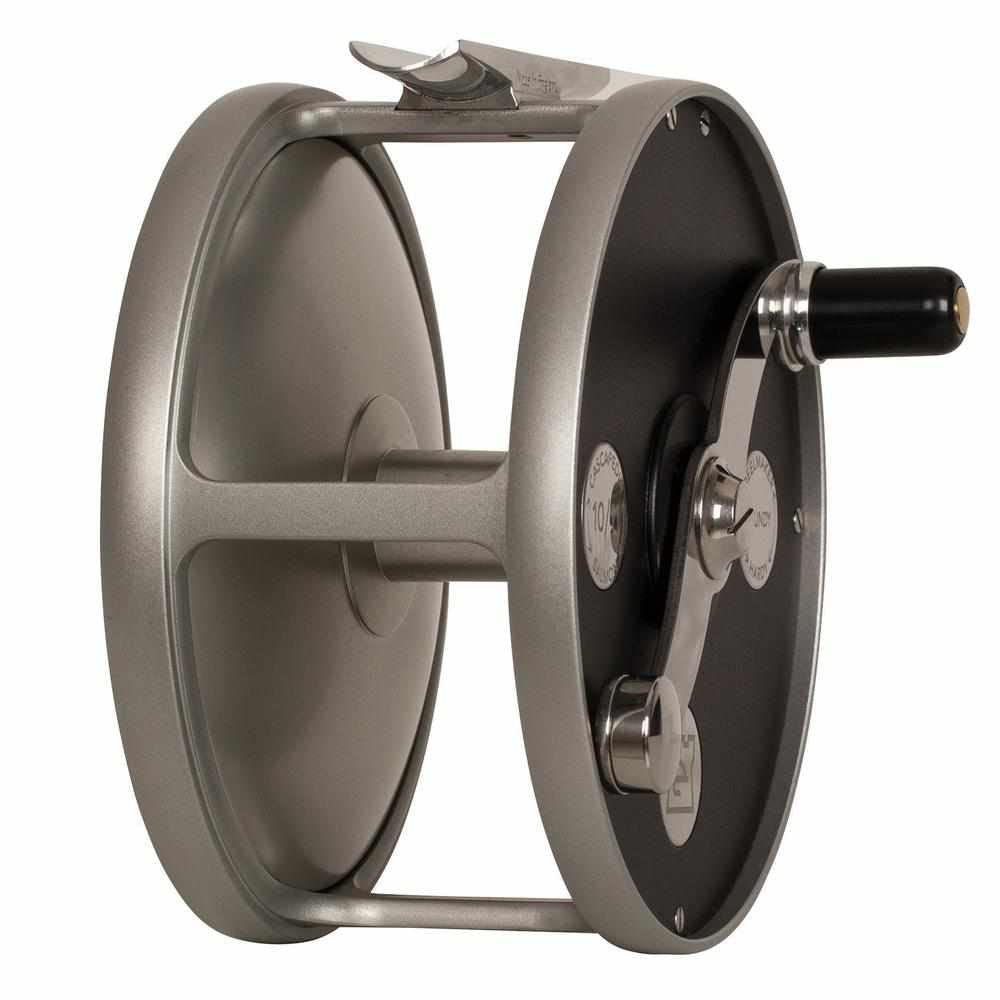 HARDY Cascapedia Fly Fishing Reel - Right/Left Reel Handle Position - Black/Silver  northatlanticfishing.com