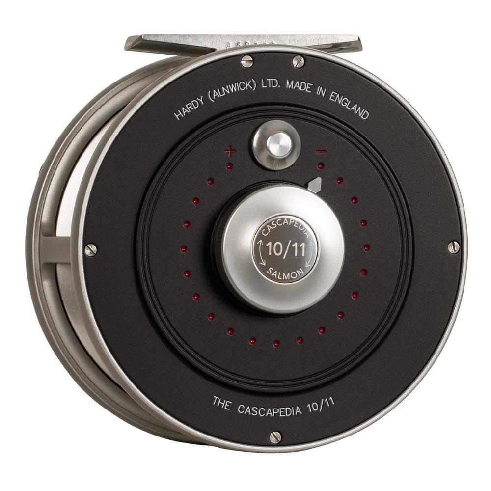 HARDY Cascapedia Fly Fishing Reel - Right/Left Reel Handle Position - Black/Silver  northatlanticfishing.com