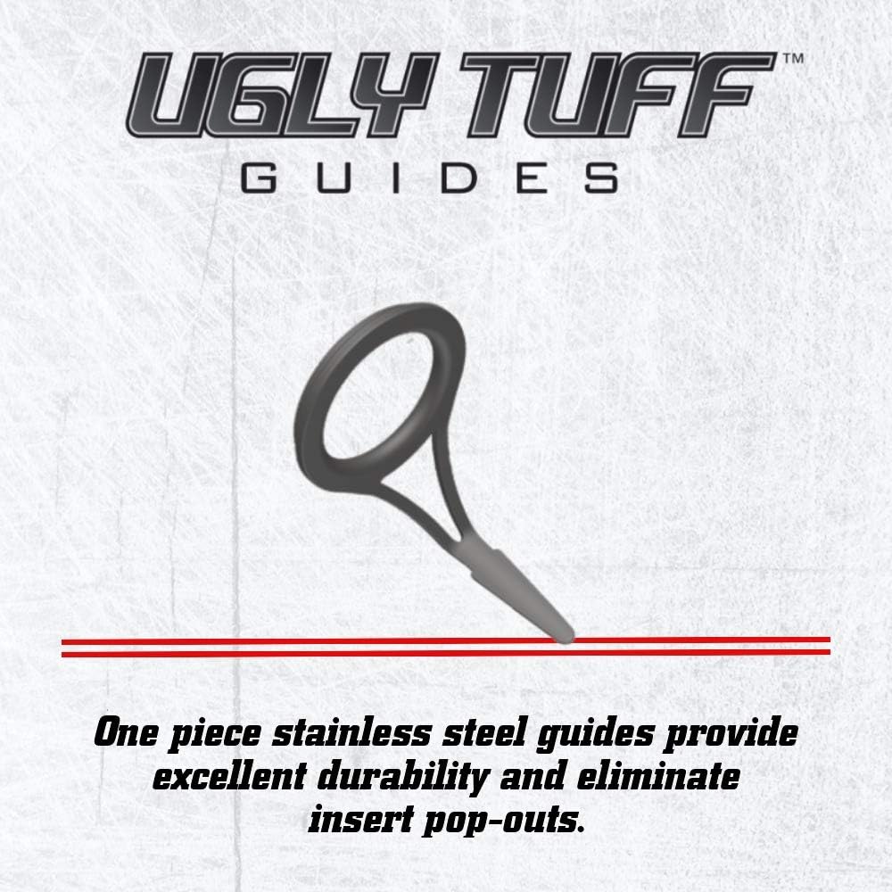 Shakespeare Ugly Stik 7’ Elite Spinning Rod, Two Piece Spinning Rod, 6-14lb Line Rating, Medium Rod Power, Fast Action, 1/4-5/8 oz. Lure Rating  northatlanticfishing.com