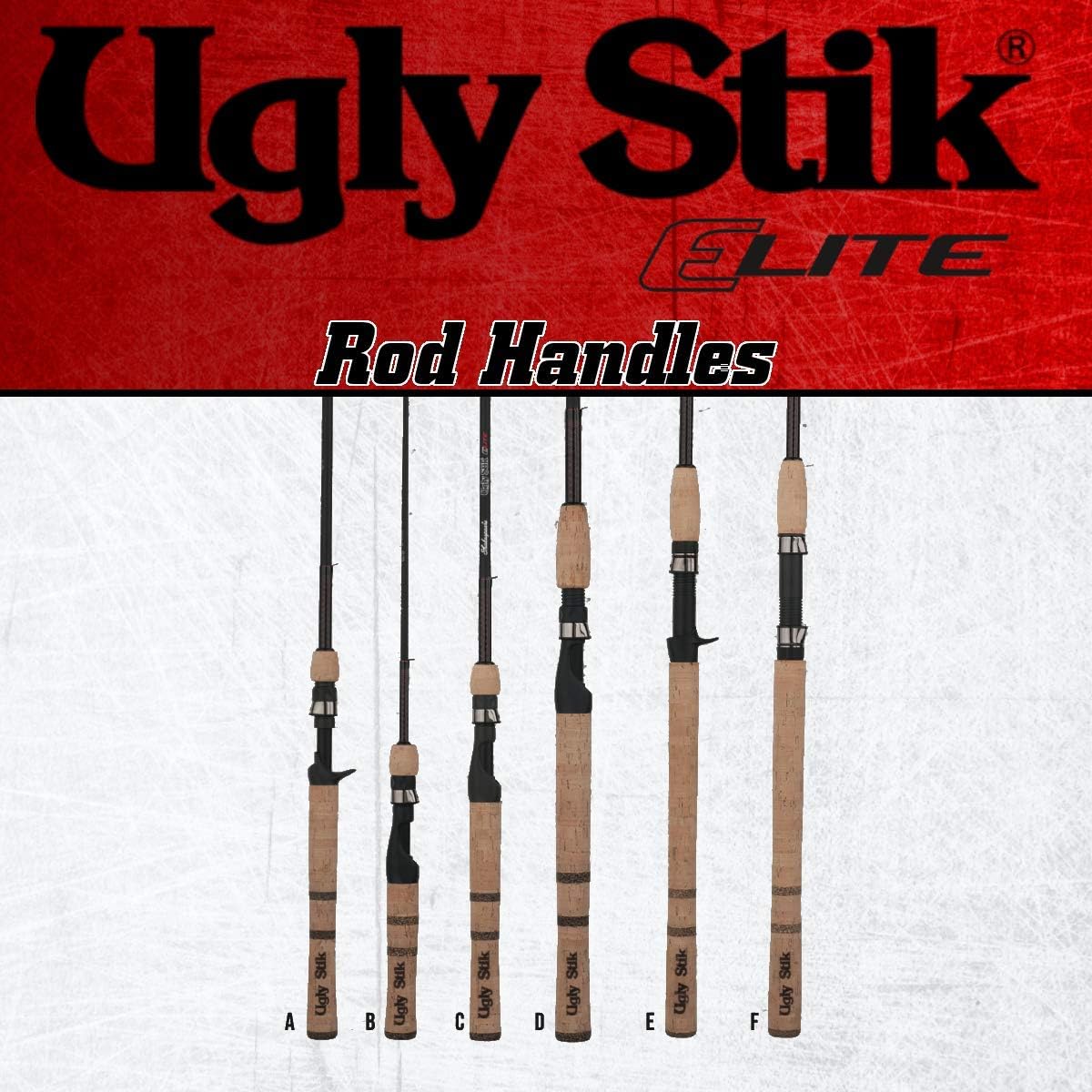 Shakespeare Ugly Stik 7’ Elite Spinning Rod, Two Piece Spinning Rod, 6-14lb Line Rating, Medium Rod Power, Fast Action, 1/4-5/8 oz. Lure Rating  northatlanticfishing.com