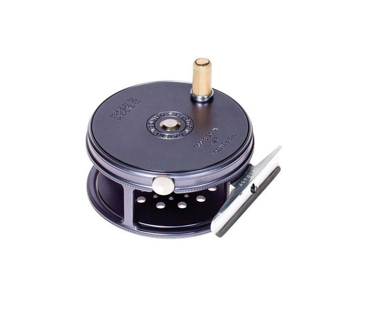 Hardy Wide Spool Perfect Fly Fishing Reel / Spare Spool - Right/Left Reel Handle Position - Gun Metal  northatlanticfishing.com