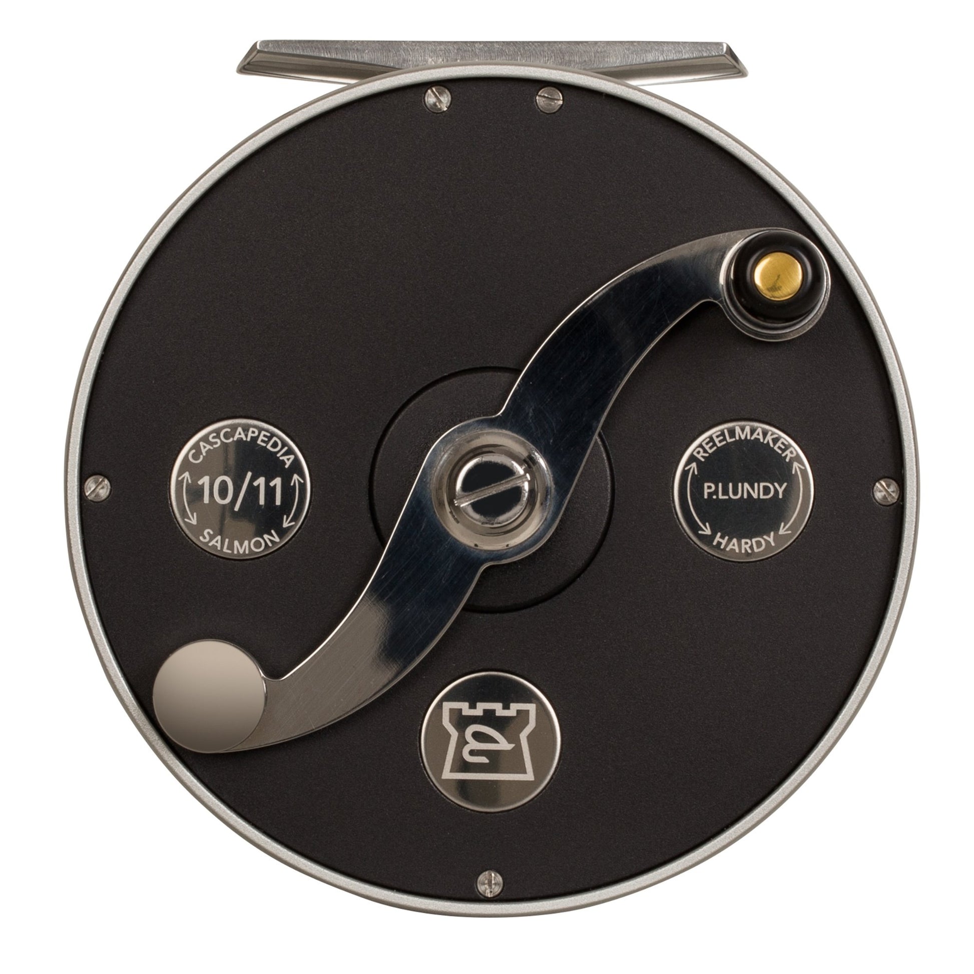 HARDY Cascapedia Fly Fishing Reel - Right/Left Reel Handle Position - Black/Silver  northatlanticfishing.com