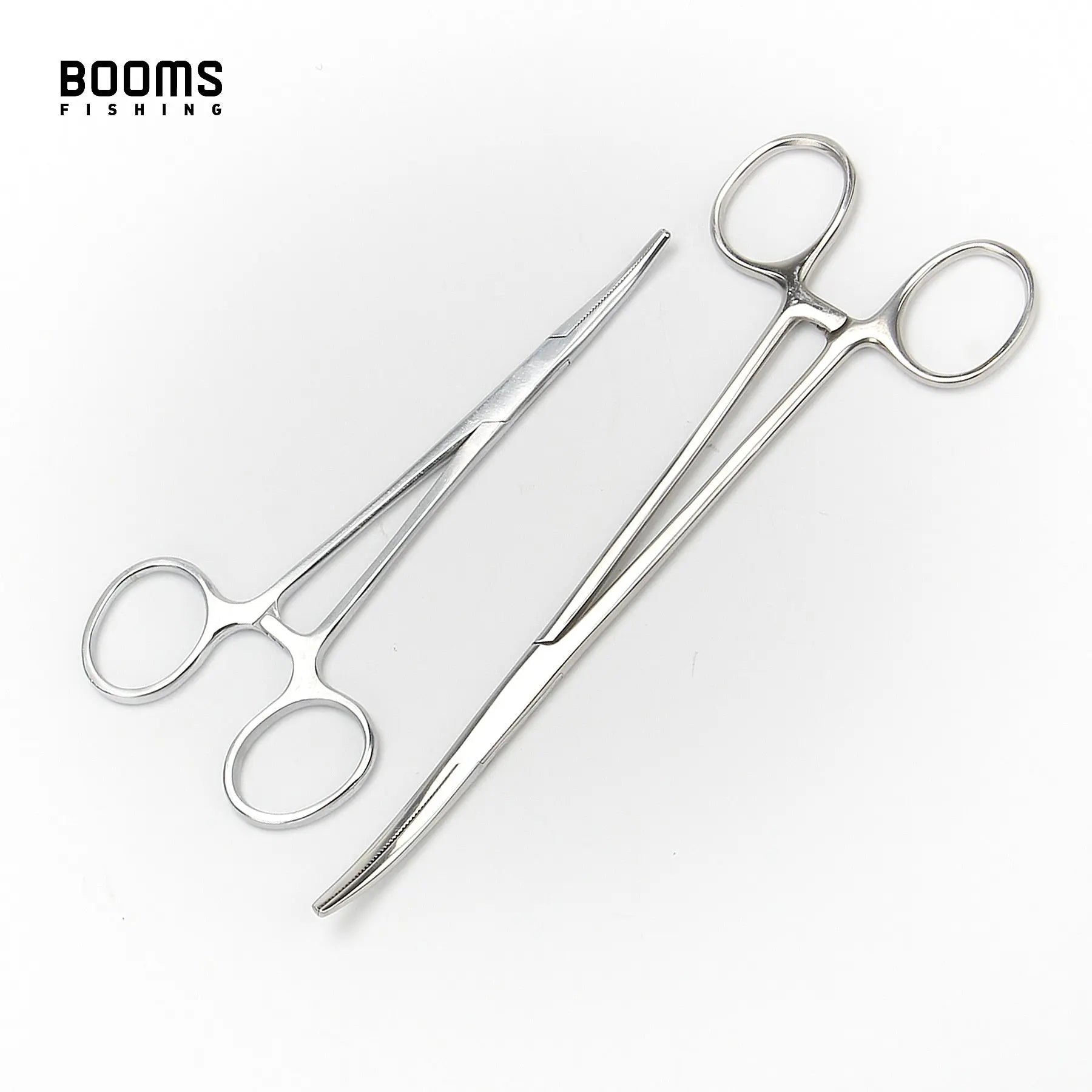Stainless Steel Forceps Fish Hook Remover Curved Tip Clamps