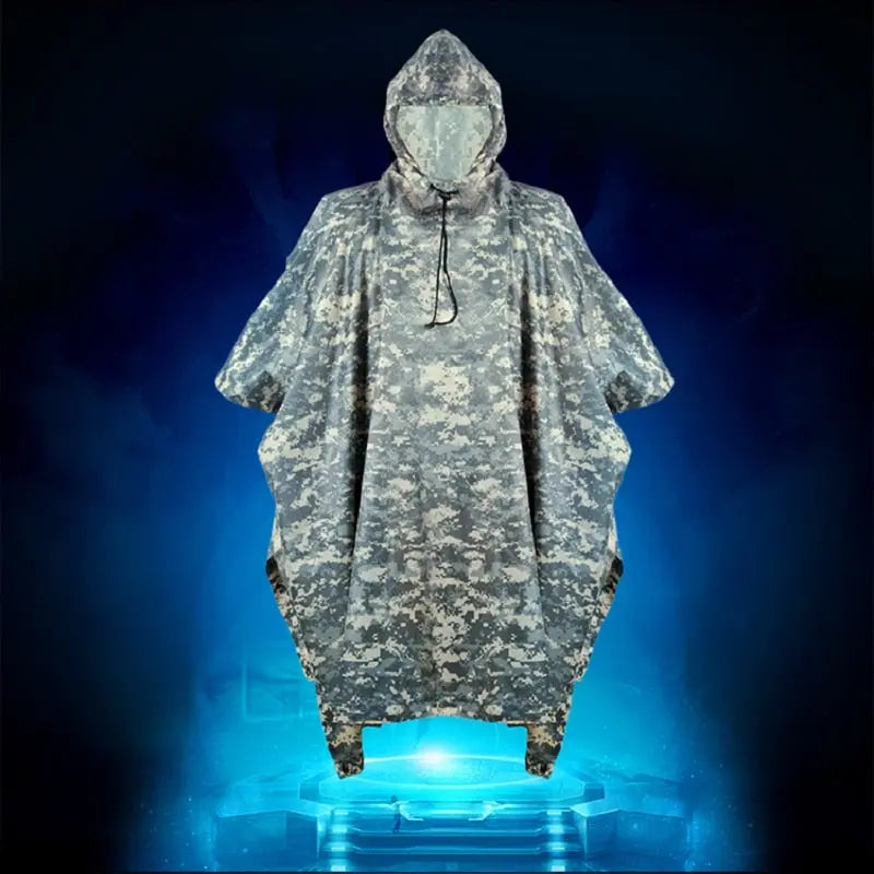 Camouflage Breathable Ghillie Suit Poncho High-Jump