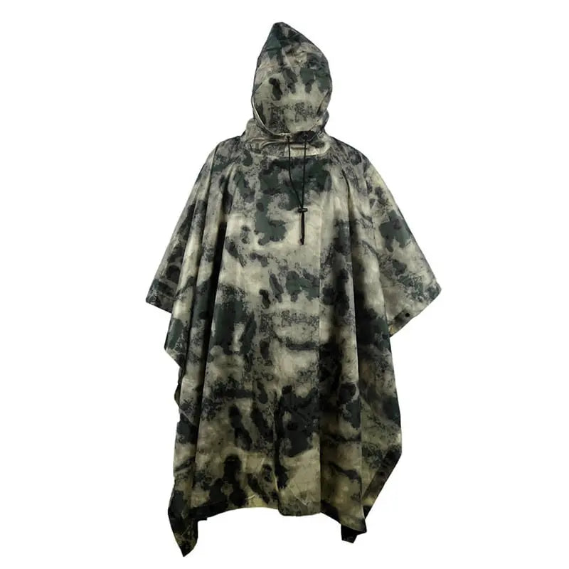 Camouflage Breathable Ghillie Suit Poncho High-Jump
