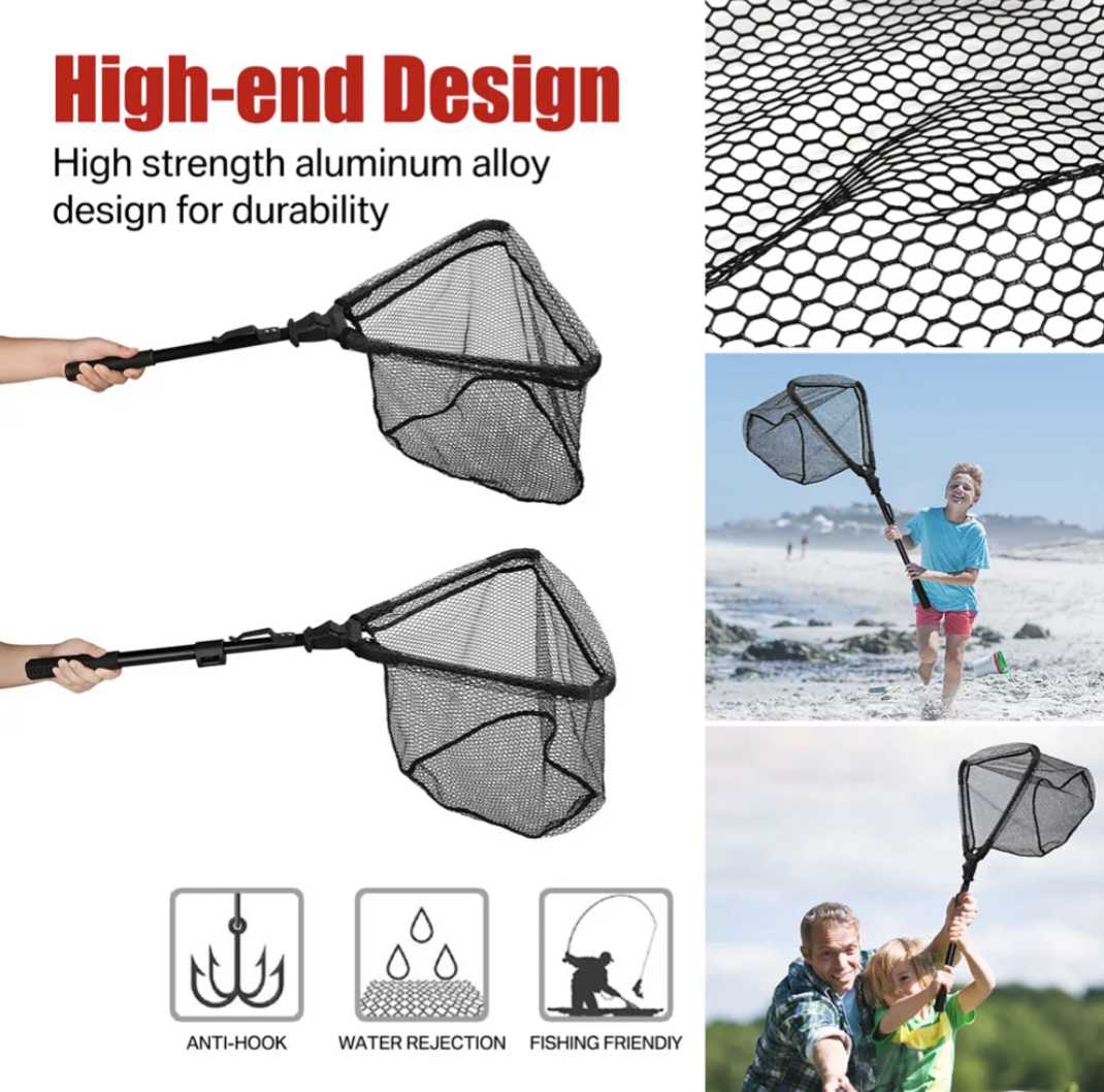 Foldable Fishing Net - %www.nafni.com%