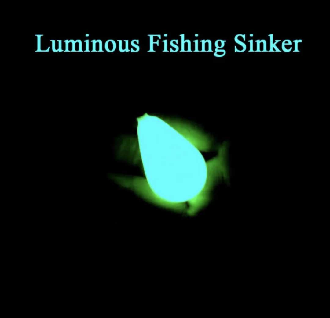 Luminous Pear Drop Fishing Sinker 60gnafni.com