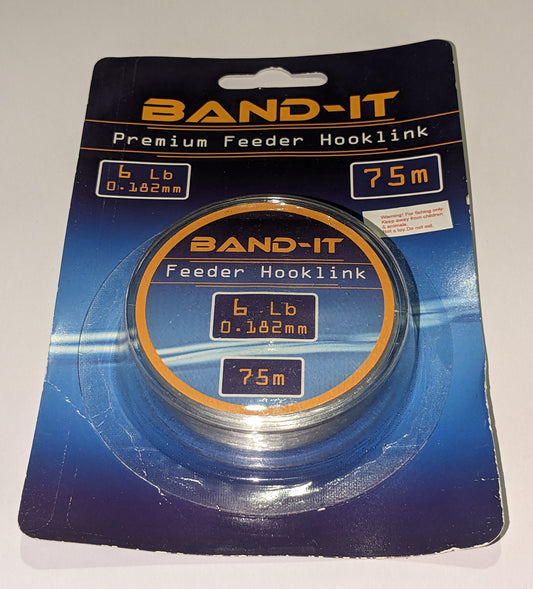 Band-it 6lb Clear Feeder Hooklink Line. - www.nafni.com