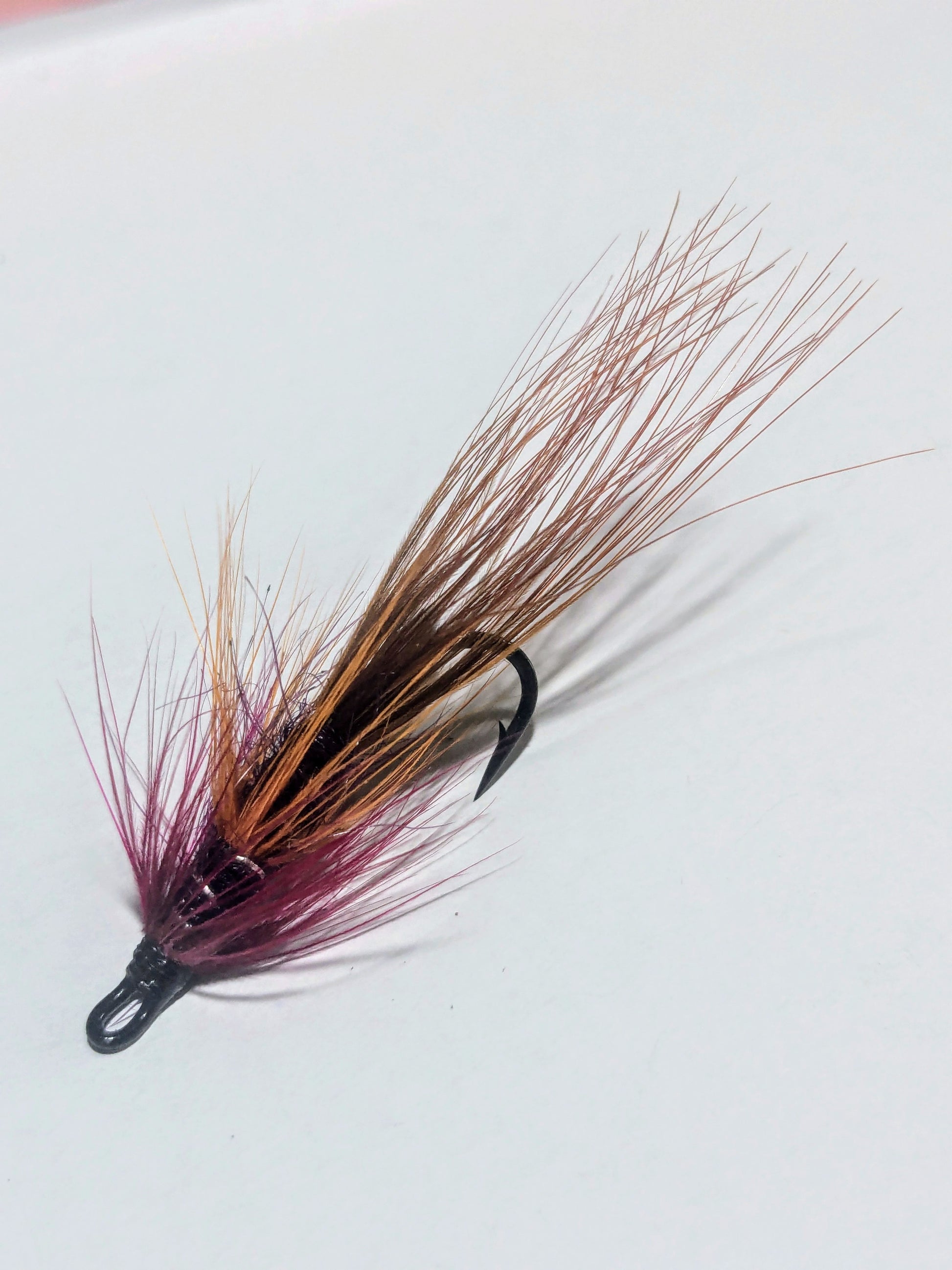 Roe Purple Salmon Fly by Atkins Angling  northatlanticfishing.com