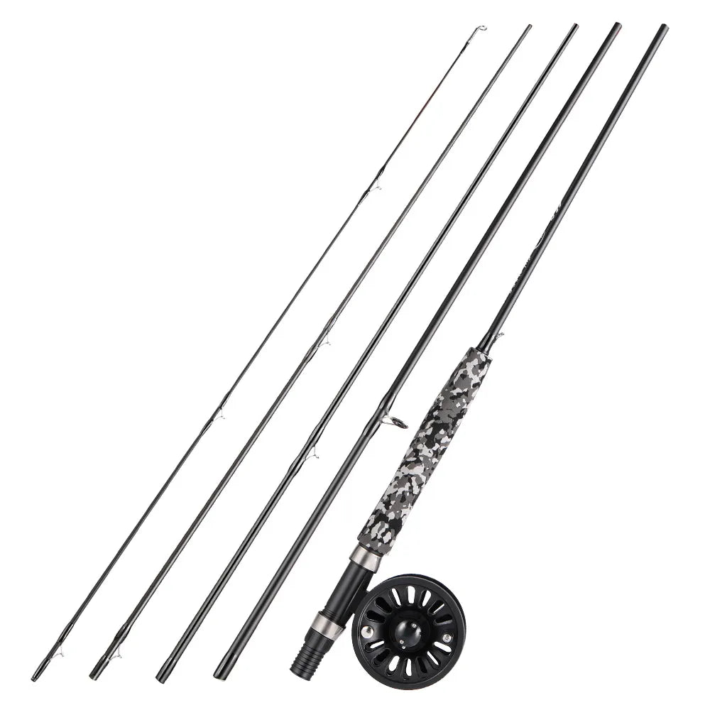 Fly Fishing Multi-section Rod 5/6 Reel Combination for Trout Leisure Fishing - North Atlantic Fishing Northern Ireland