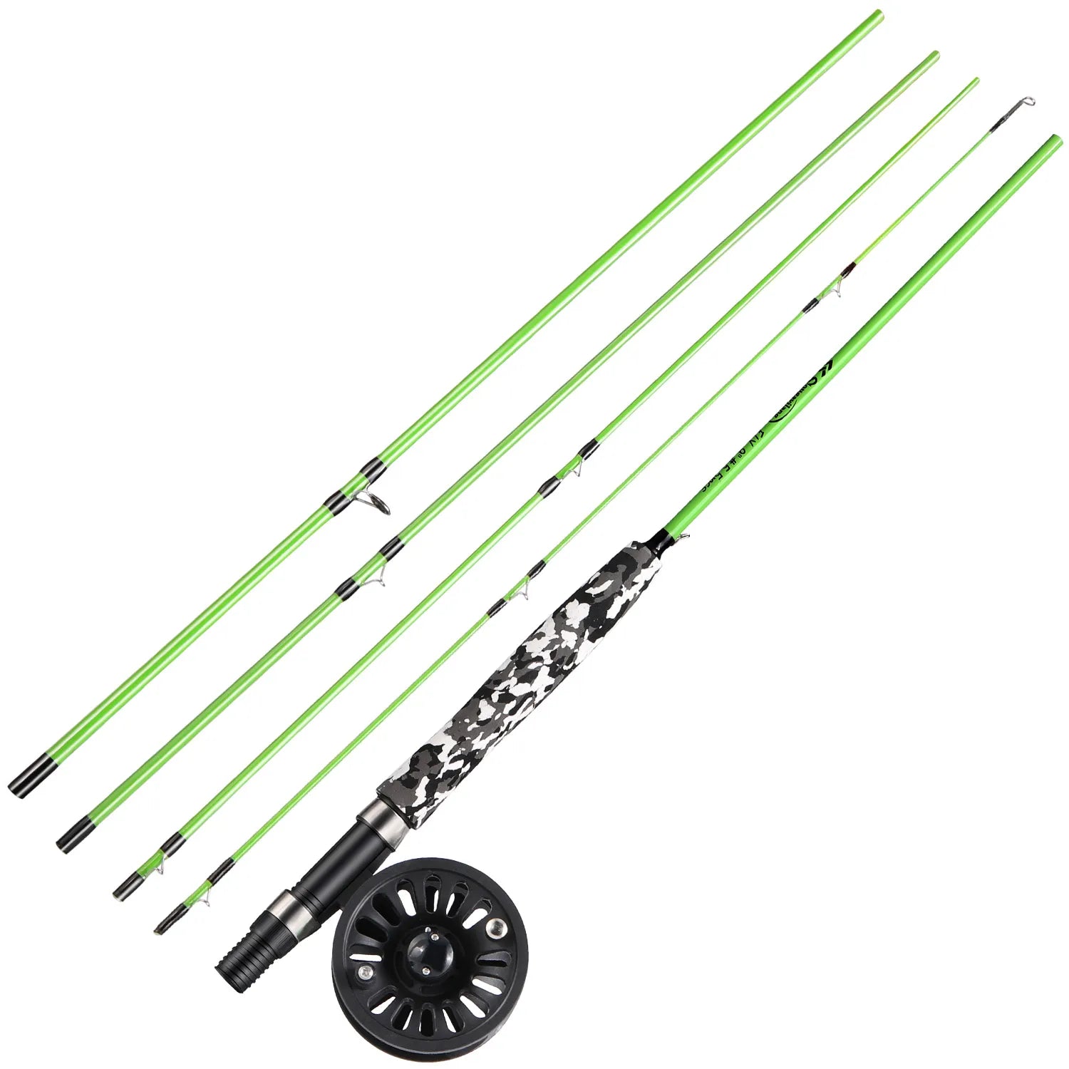 2 Fly Fishing Rods Reels metal Japan, Laurentides 5/6, trout set up,  stunning 