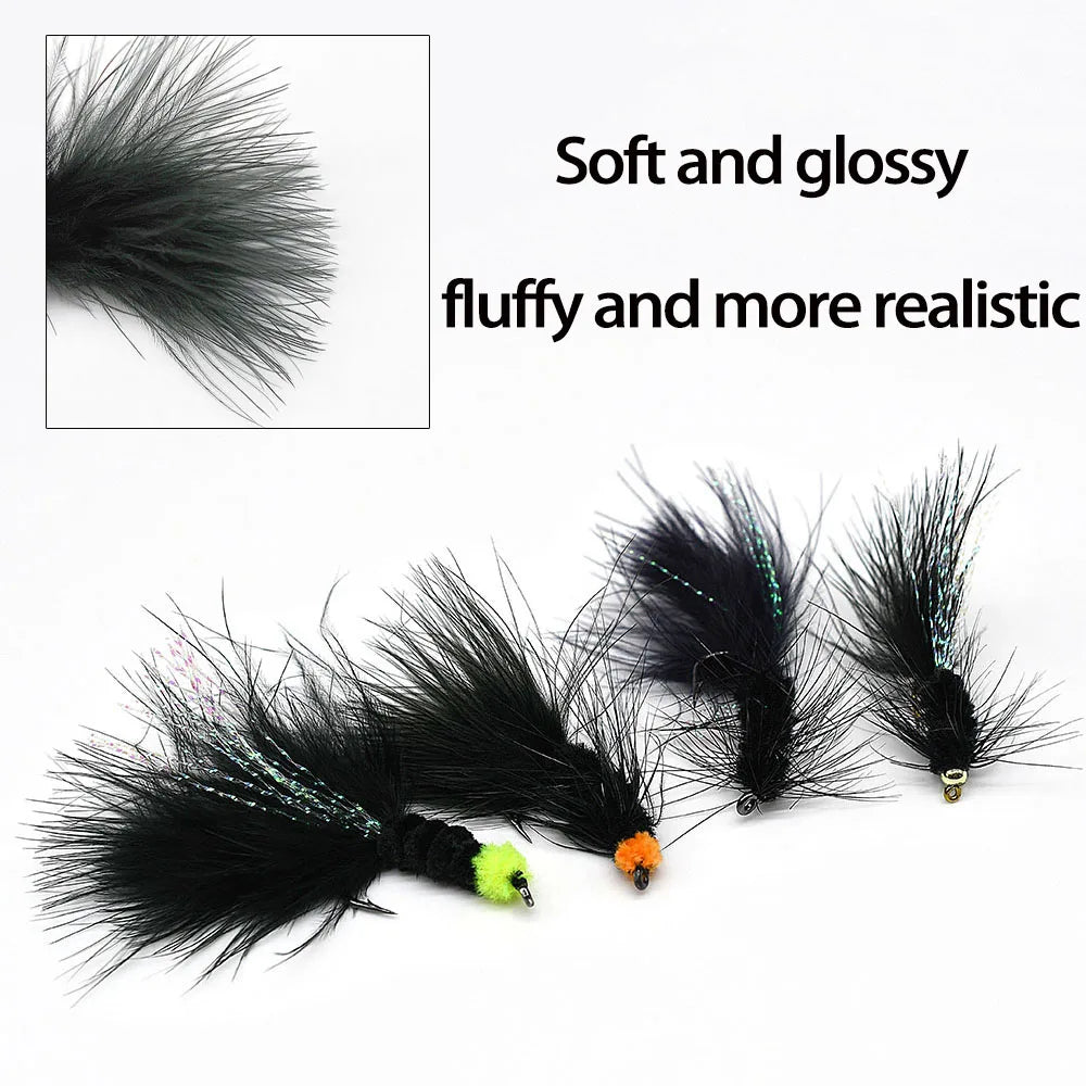 Woolly Bugger Streamers Fishing Flies For Pike Bass Rainbow Trout - North Atlantic Fishing Northern Ireland
