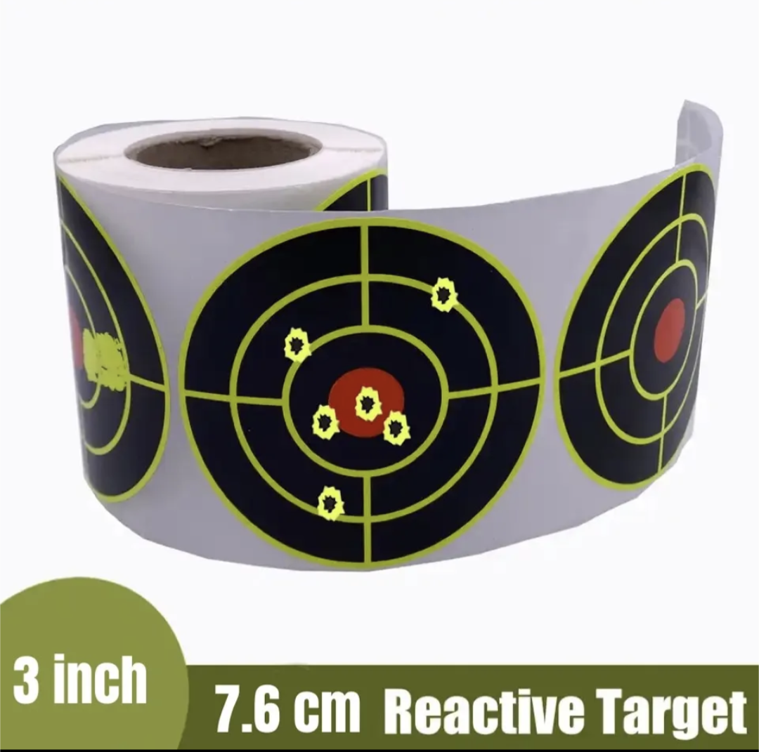 10 reactive target stickers - www.nafni.com