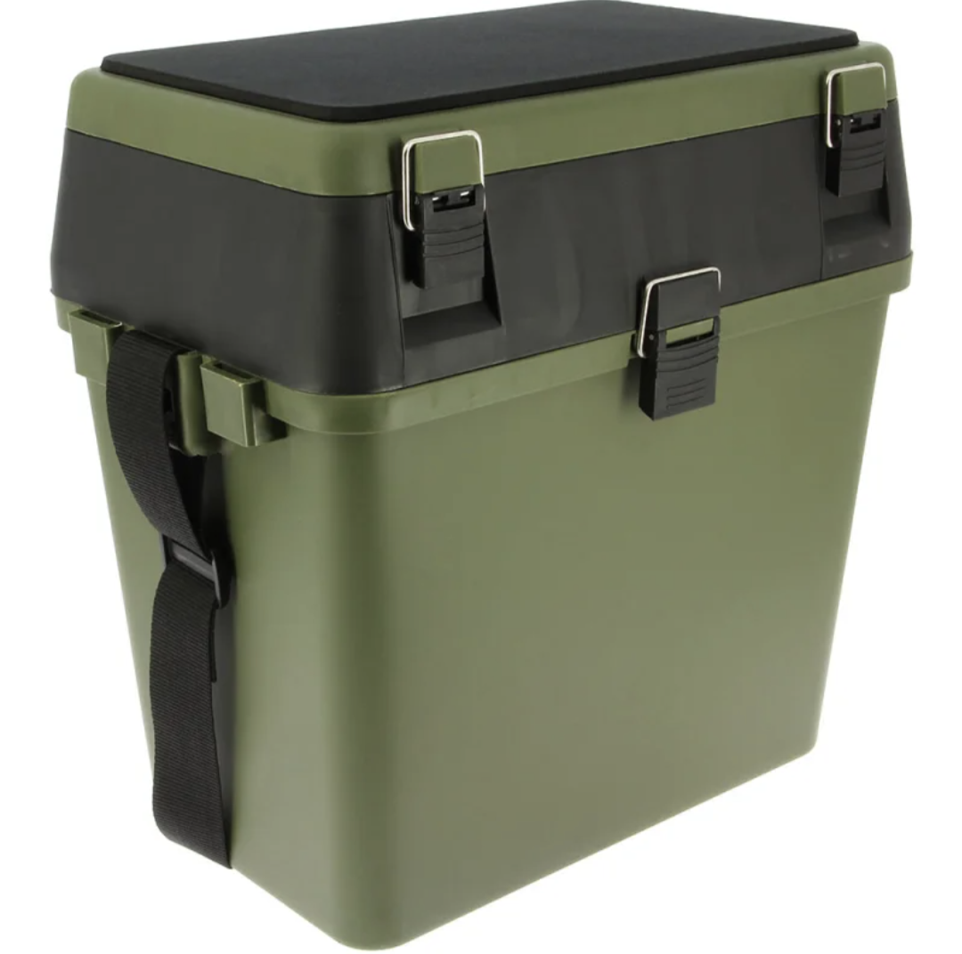 Angling Seat Box with Strap and Shelf - www.nafni.com