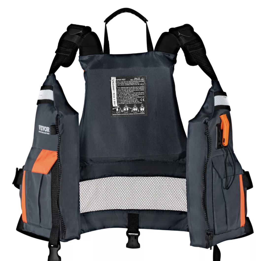 Watersports Life Vest PFD 85N Buoyancy - www.nafni.com