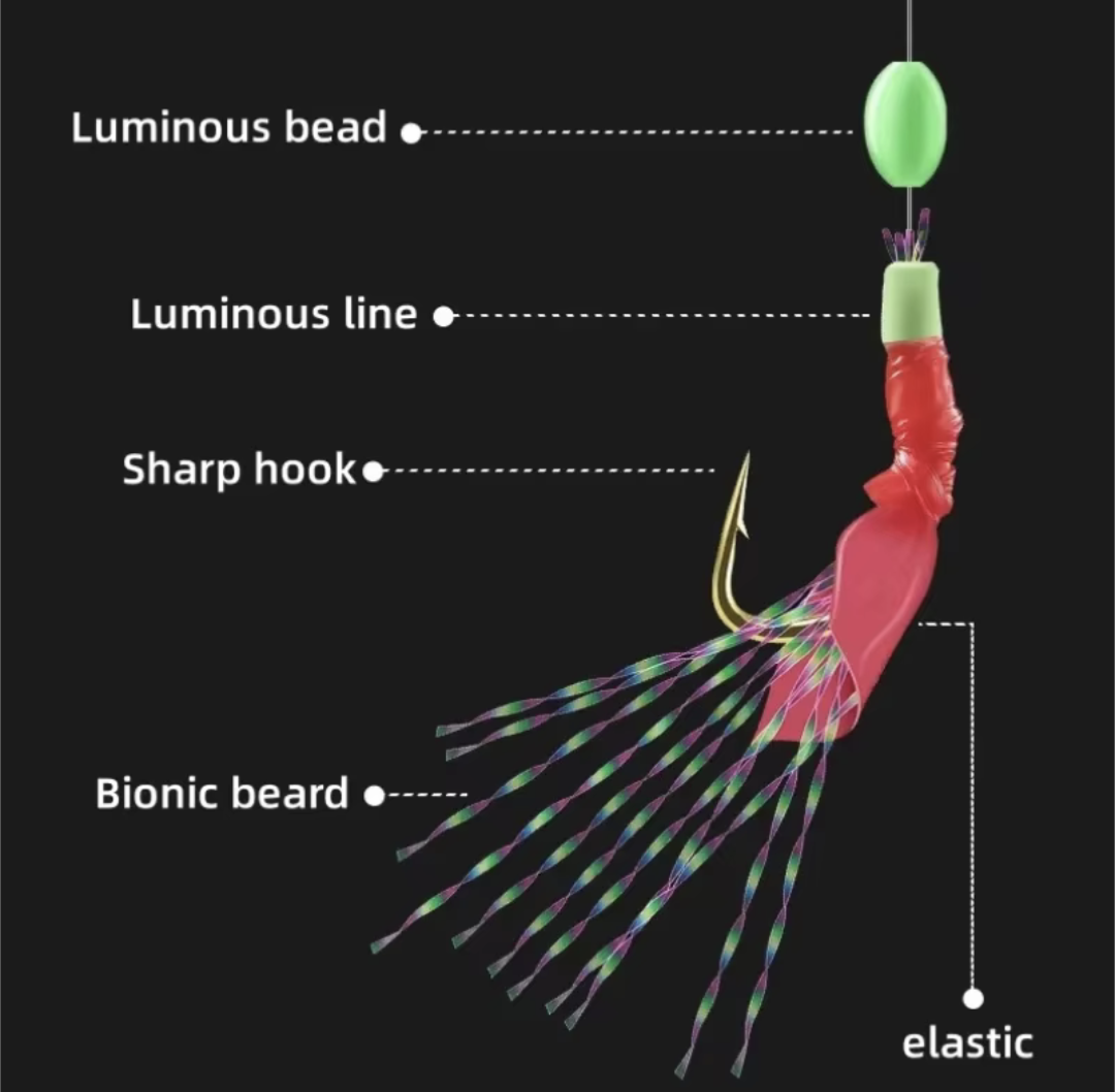 Luminous Sabiki Saltwater Rig  northatlanticfishing.com