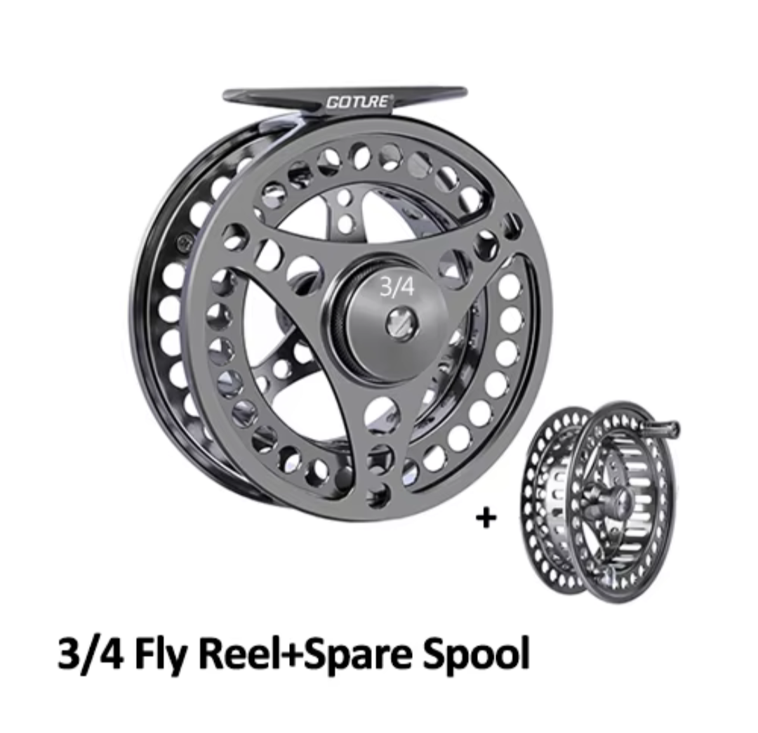 CNC Machine Drag System Fly Fishing Reel Spare Spool  northatlanticfishing.com