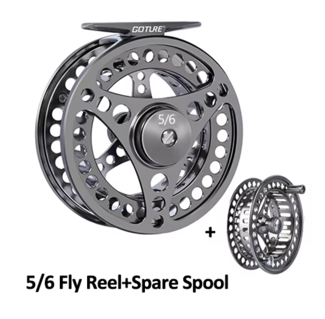 CNC Machine Drag System Fly Fishing Reel Spare Spool  northatlanticfishing.com