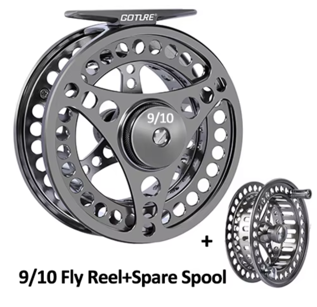 CNC Machine Drag System Fly Fishing Reel Spare Spool  northatlanticfishing.com