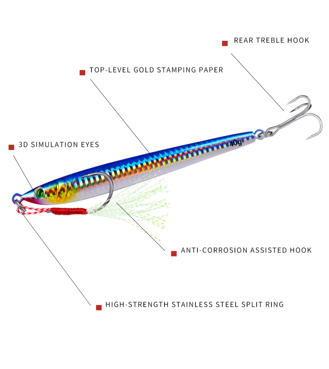 60g Slow Jig Coast Lures  northatlanticfishing.com