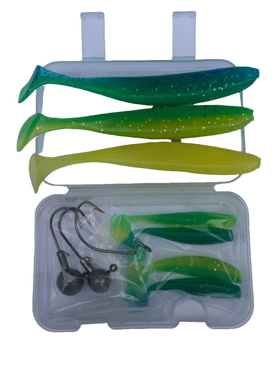 Soft Paddle Tail Lure Shad Kit - www.nafni.com